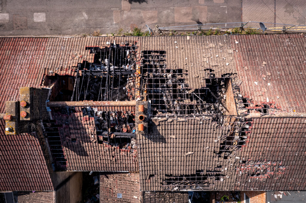 What is the most common roof damage?